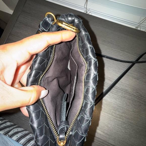 Madewell Black the Puff Woven Crossbody Bag NWOT - Picture 4 of 7